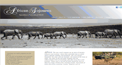 Desktop Screenshot of africansojourns.com